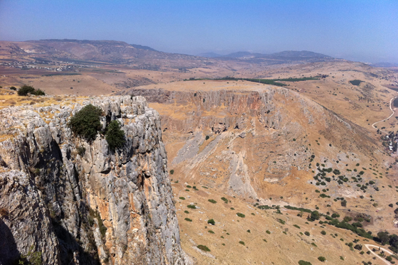 תצפית מהארבל במהלך הקיץ