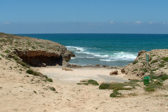 מפרץ הצדפים - מסלול חוף הבונים דור