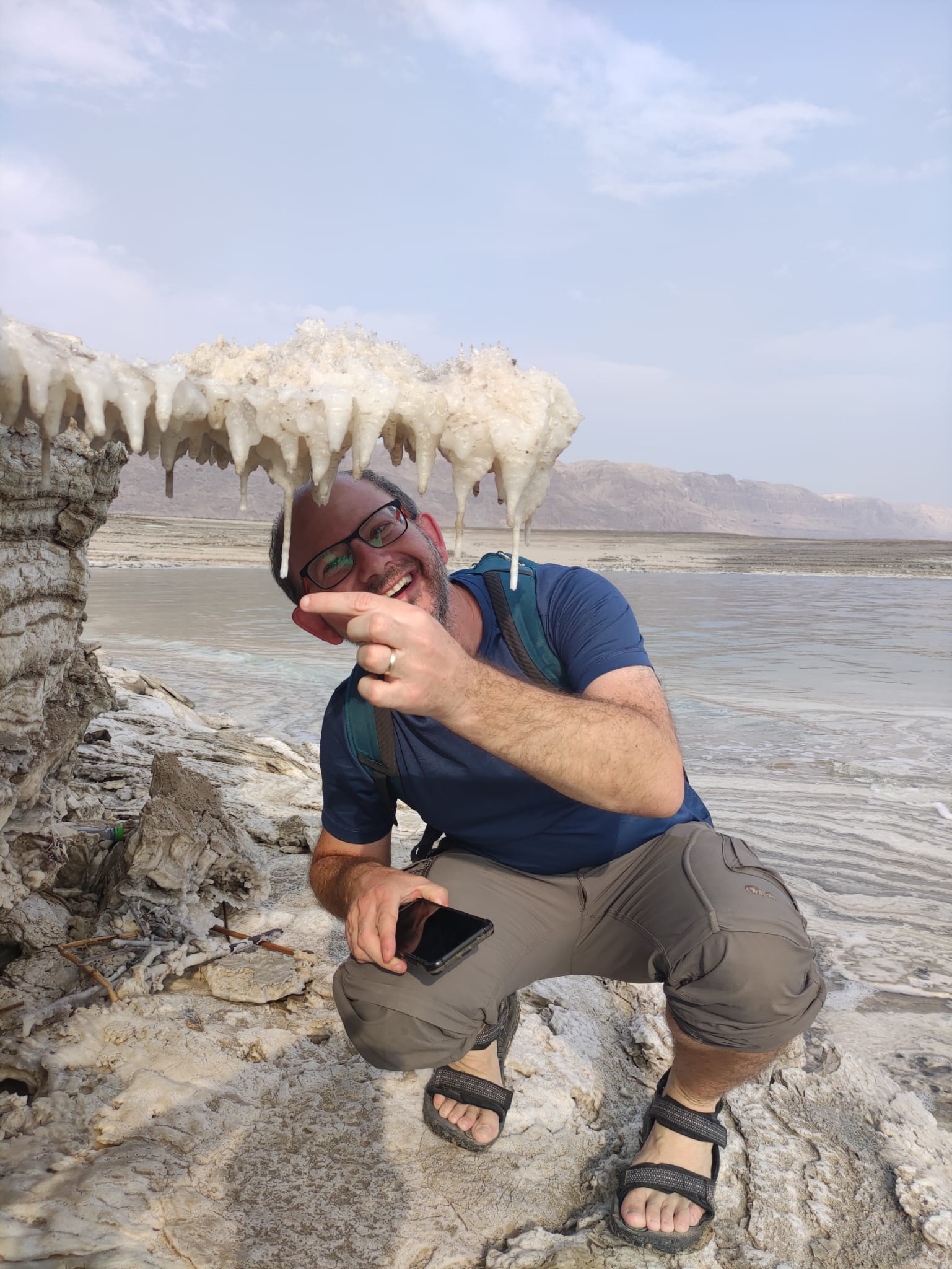 טיול עוגות ים המלח - נטיפים מרהיבים