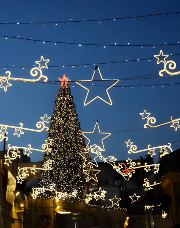 אורות ירושלים חג המולד