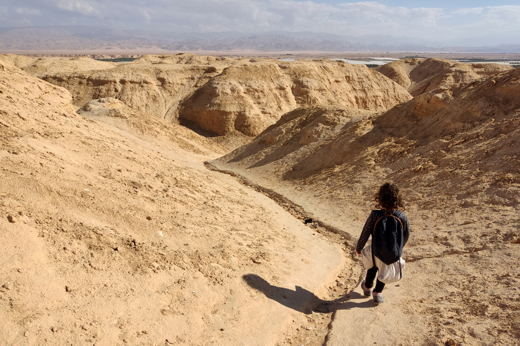 שביל החווארים תחת מצפה השלום - צפון הערבה