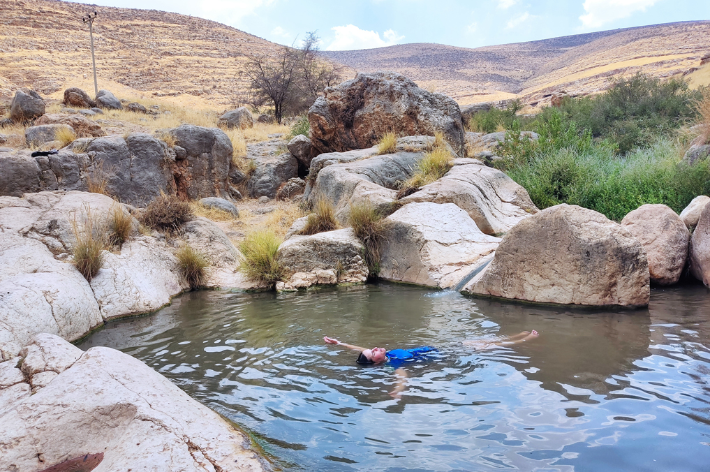 בריכת אפרים היפהפייה בנחל פצאל