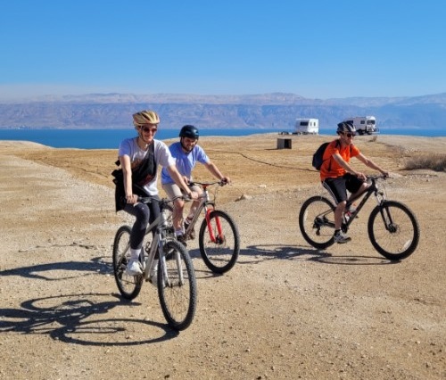 טיול אופניים בים המלח